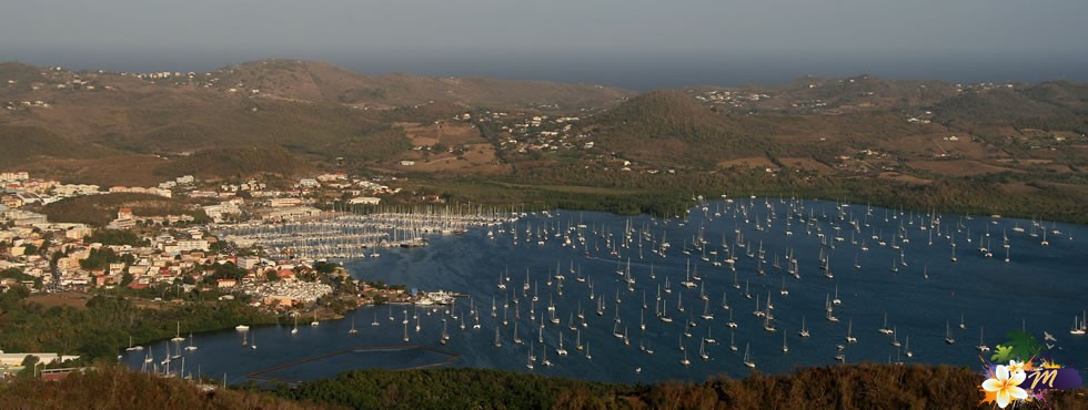 La marina du Marin en Martinique