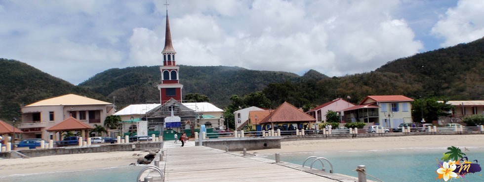Bourg des Anses d'Arlet en Martinique