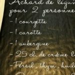 Achard de légumes