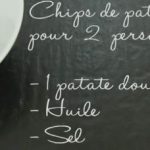 chips de patate douce